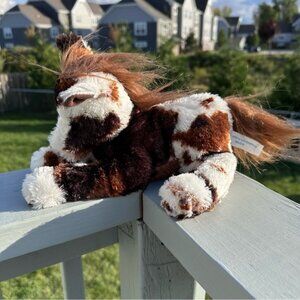 Wishpets | Floppy Horse 12” Brown & White Paint